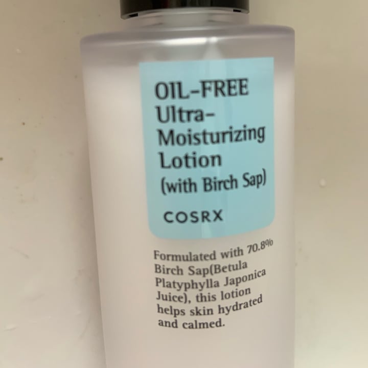 photo of Cosrx Oil-Free Ultra-Moisturising Lotion (with Birch Sap) shared by @cathymaggots on  09 Sep 2020 - review