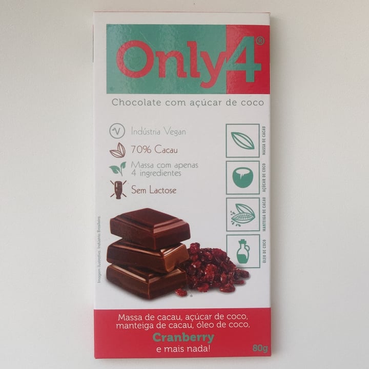 photo of Only4 Only4 Cranberry - 80g shared by @acamilapires on  18 Jul 2021 - review