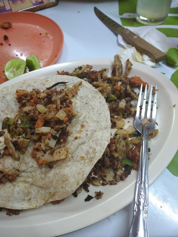 review photo of El veganito Huarache De Arrachera Vegano shared by @ivancito on 12 Mar 2020 - review