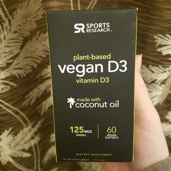 photo of Sports Research Vegan D3 shared by @joyrose on  10 Jun 2020 - review