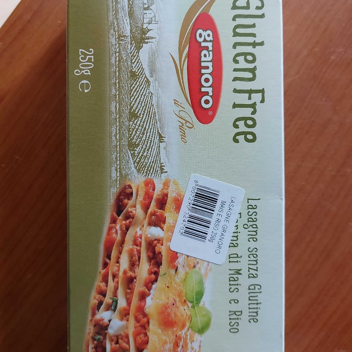 photo of Granoro Lasagne Con Farina Di Mais E Riso shared by @marina82 on  28 Mar 2022 - review