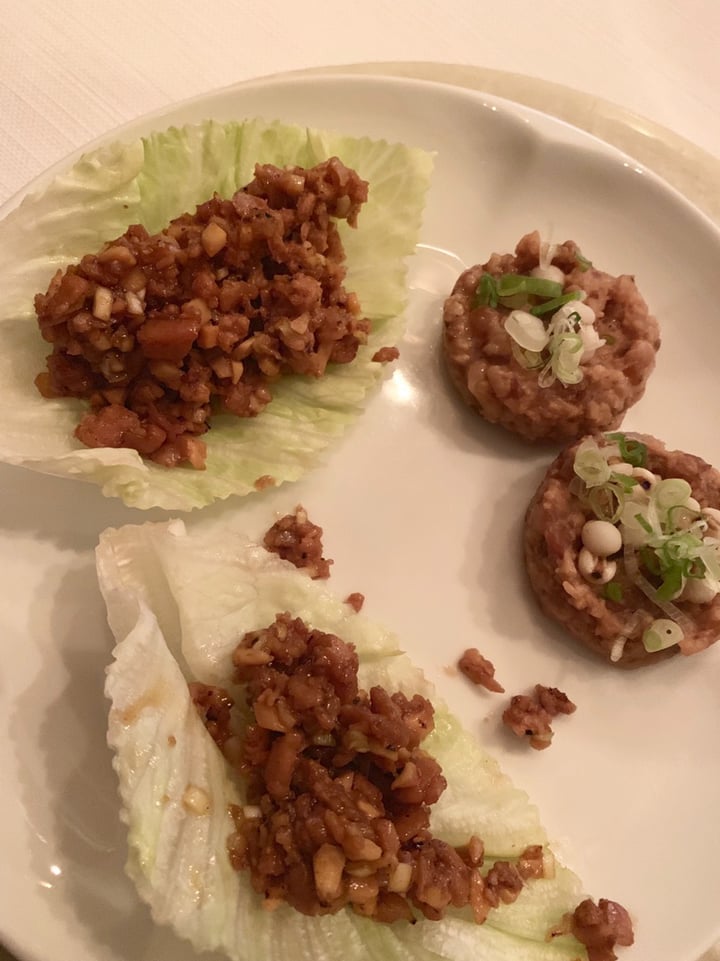 photo of Duddell's Steamed omnipork patty, preserved mustard green, barley shared by @amym852 on  11 Jan 2020 - review