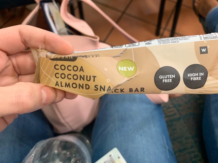 photo of Woolworths Food Cocoa Coconut Almond Snack Bar shared by @chironix on  14 Nov 2019 - review