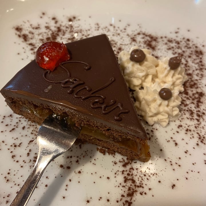 review photo of Ristorante Vegano Biologico La Lanterna Torta Sacher shared by @simonaalbanese on 01 Feb 2023 - review