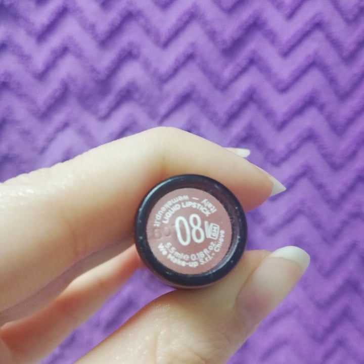review photo of Wemakeup Ever rossetto liquido shared by @veganchick1999 on 15 Apr 2021 - review