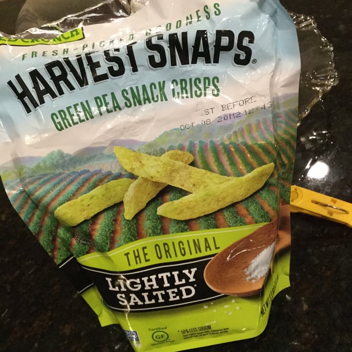 photo of Harvest Snaps Original Green Pea Snack Crisps shared by @vgnorgngrl on  28 Oct 2020 - review