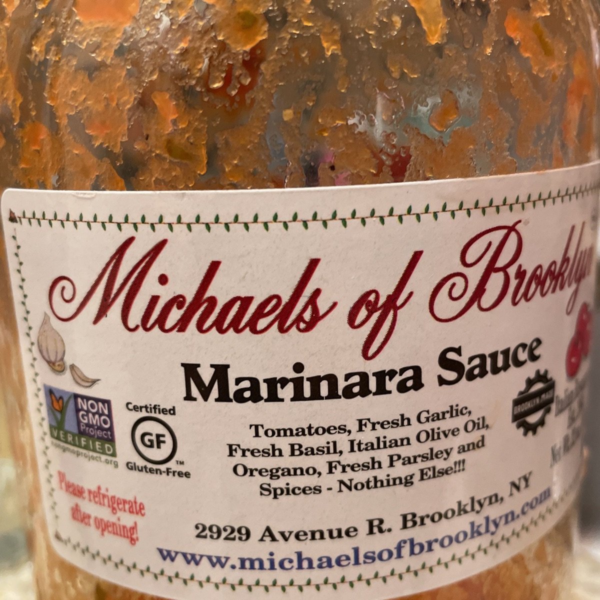 Michaels Of Brooklyn Pasta Sauce, Fresh Tomato & Basil, 32