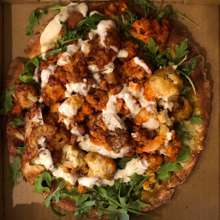 photo of Sage Plant Based Bistro and Brewery Echo Park Buffalo Cauliflower Pizza shared by @evolotus on  07 Jun 2020 - review