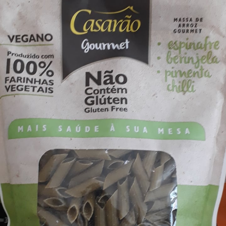 photo of Casarão Gourmet Massa penne de espinafre, berinjela e pimenta chilli shared by @eco on  07 Sep 2022 - review