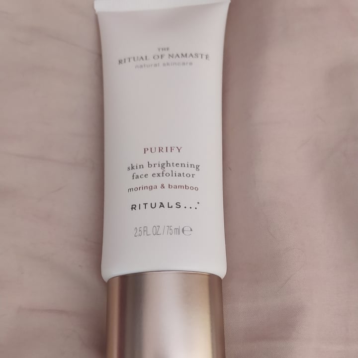 review photo of Rituals Ritual Of Namasté purify Sking Brightening Face Exfoliator shared by @atramveggie on 29 Jun 2021 - review