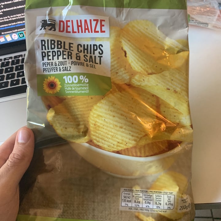 photo of Delhaize Pepper & Salt Chips shared by @bertus on  28 May 2020 - review