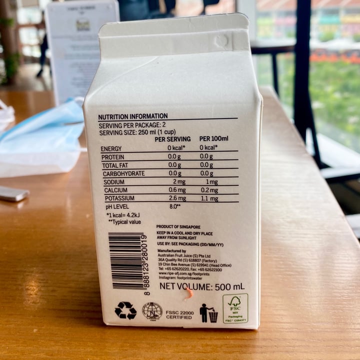 review photo of Footprints Alkaline Water pH 8.0 shared by @thatsassymomo on 30 Jan 2021 - review