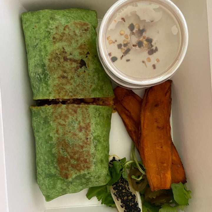 photo of The Shady Shack Vegan Boss Burrito shared by @marieheidi on  28 Dec 2021 - review