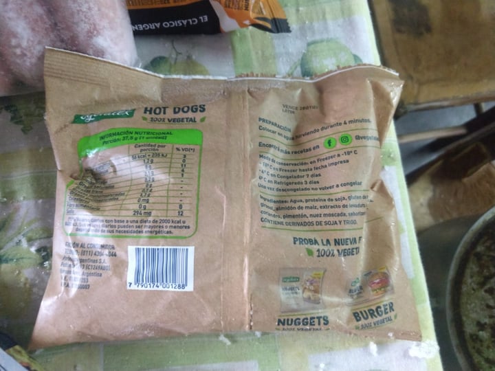 review photo of Vegetalex Hot dogs 100% Vegetal shared by @andycecimolle on 19 Oct 2022 - review