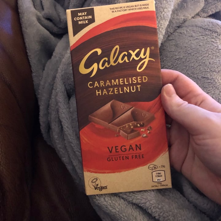 photo of Galaxy Caramelised Hazelnut shared by @edentomlinson on  10 Nov 2020 - review