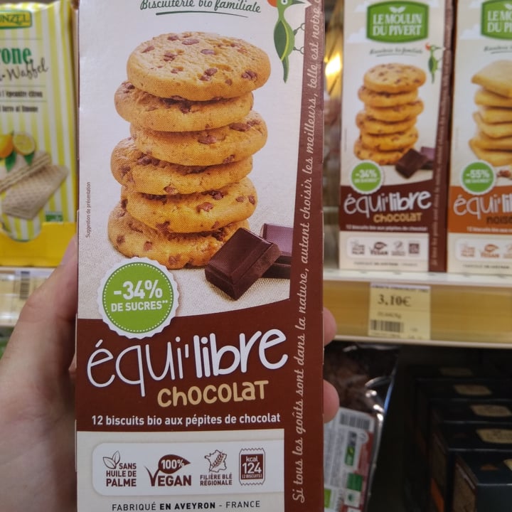 review photo of Le Moulin Du Pivert Biscuits bio aux pepites de chocolat shared by @napkinring on 10 Oct 2021 - review