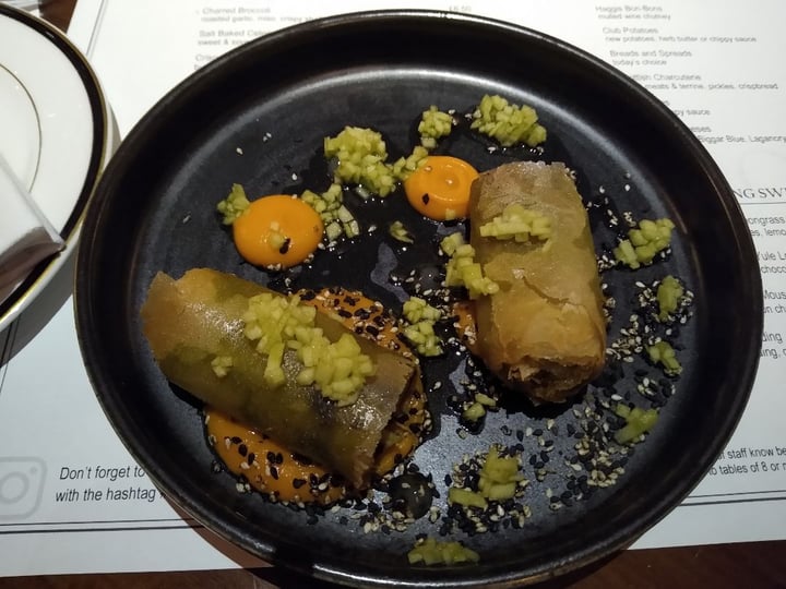 photo of The Dome Crispy Leek and Mushroom Roll shared by @louiseestperdue on  09 Jan 2020 - review
