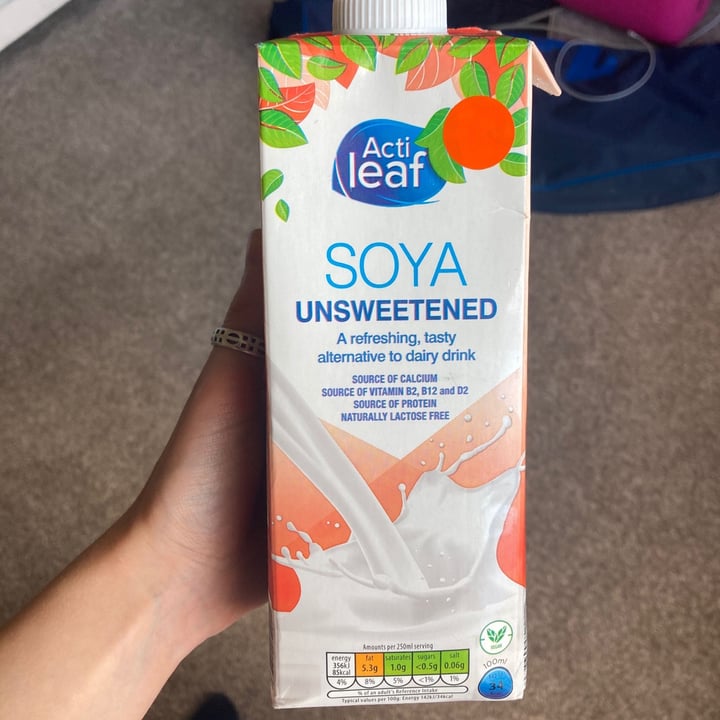 photo of Acti Leaf Soya unsweetened shared by @seabuckthorn on  01 Oct 2020 - review
