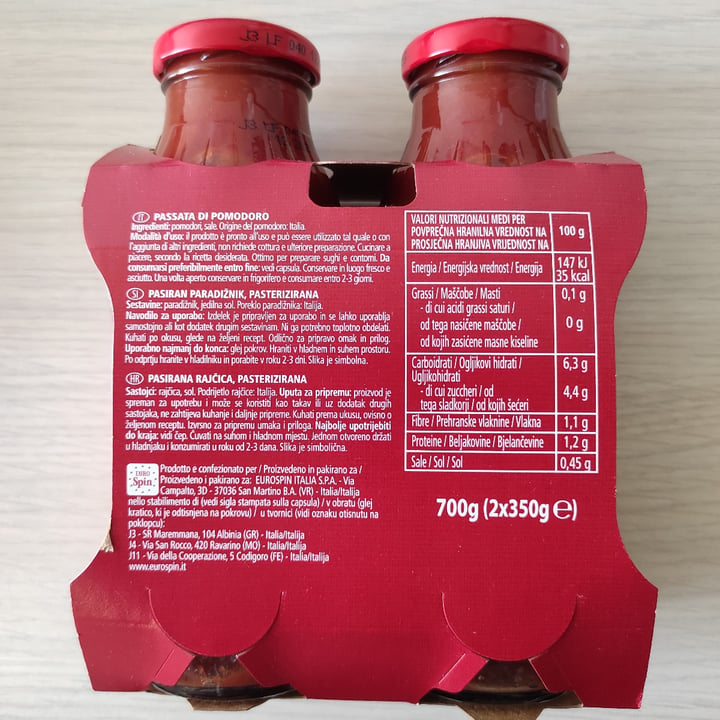 photo of Delizie dal Sole Passata Di Pomodoro shared by @foodmap on  23 Mar 2022 - review