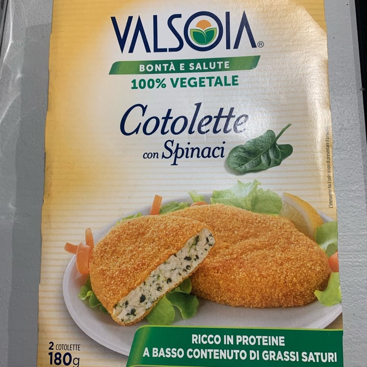 photo of Valsoia Cotolette con spinaci shared by @veronicalandolfi on  26 Apr 2022 - review