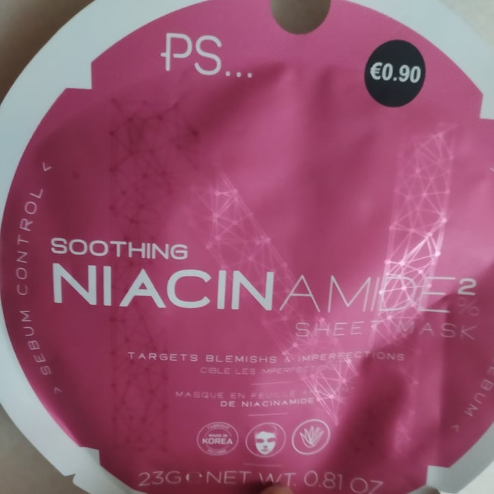 photo of Primark Beauty Maschera niacinamide shared by @angelachef on  20 Mar 2022 - review