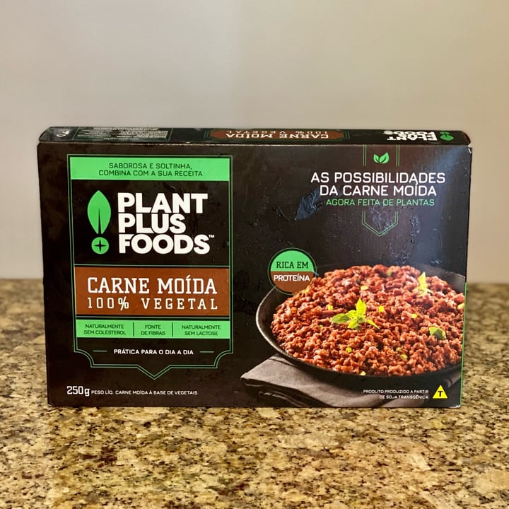 photo of Plant Plus Foods Carne moída 100% vegetal shared by @abelcardoso on  15 May 2022 - review