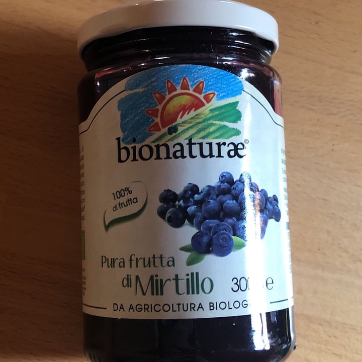 photo of Bionaturae Pura frutta di mirtillo shared by @vegmamy on  03 Dec 2021 - review