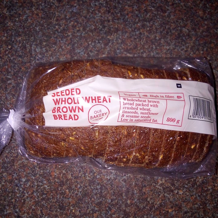 photo of Woolworths Food Seeded Wholewheat Brown Bread shared by @everydayvegan on  06 Jun 2020 - review