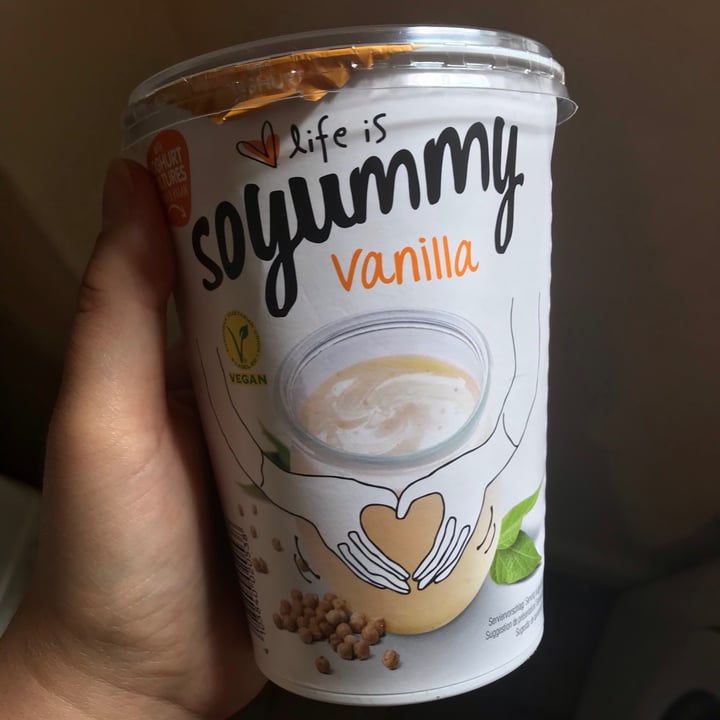 photo of ALDI Soyummy Vanilla yoghurt shared by @emsharlow on  17 May 2020 - review