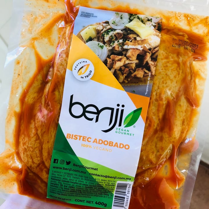 photo of Benji Vegan Gourmet Bistec Adobado shared by @bluejavexx on  06 Mar 2021 - review