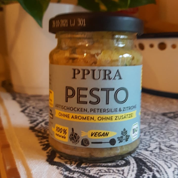 photo of PPura Pesto Artischocken, Zitrone und Petersilie shared by @zigzag on  24 May 2020 - review