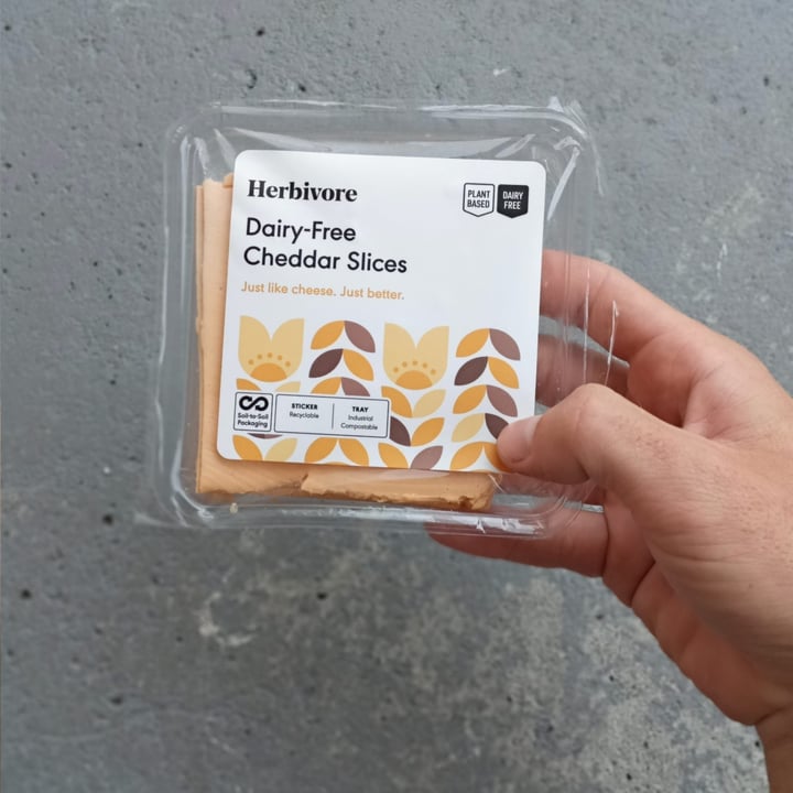 photo of Herbivore Dairy Free Cheddar Slices shared by @secretpotionbakery on  04 Nov 2021 - review