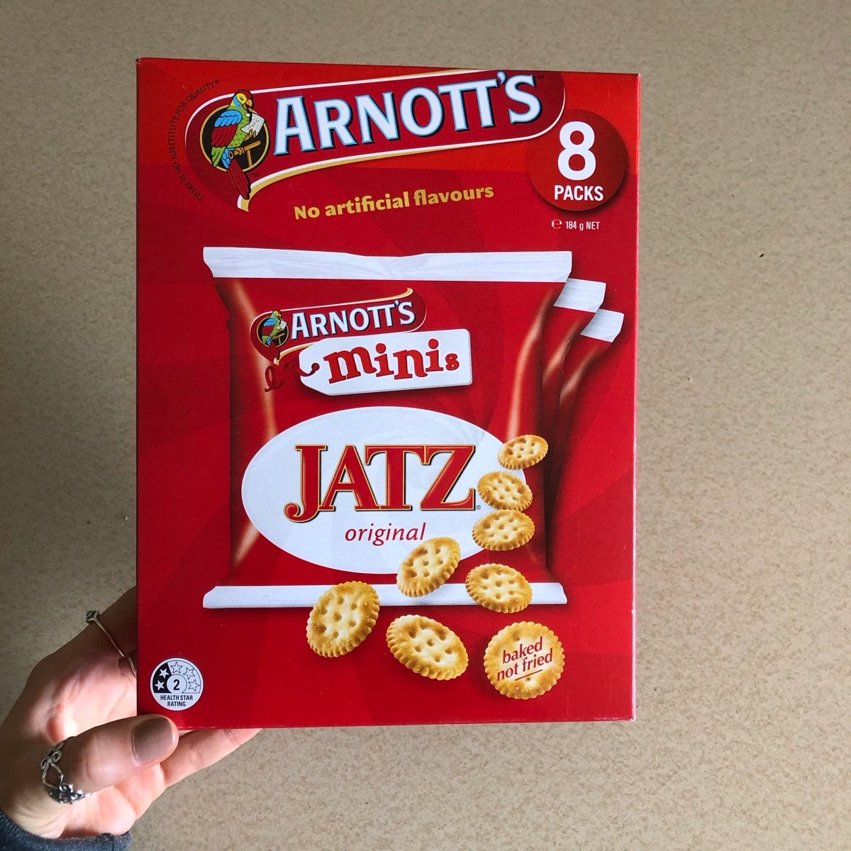 Jatz Minis from Arnott's - Vegan Product Reviews & Ratings | abillion