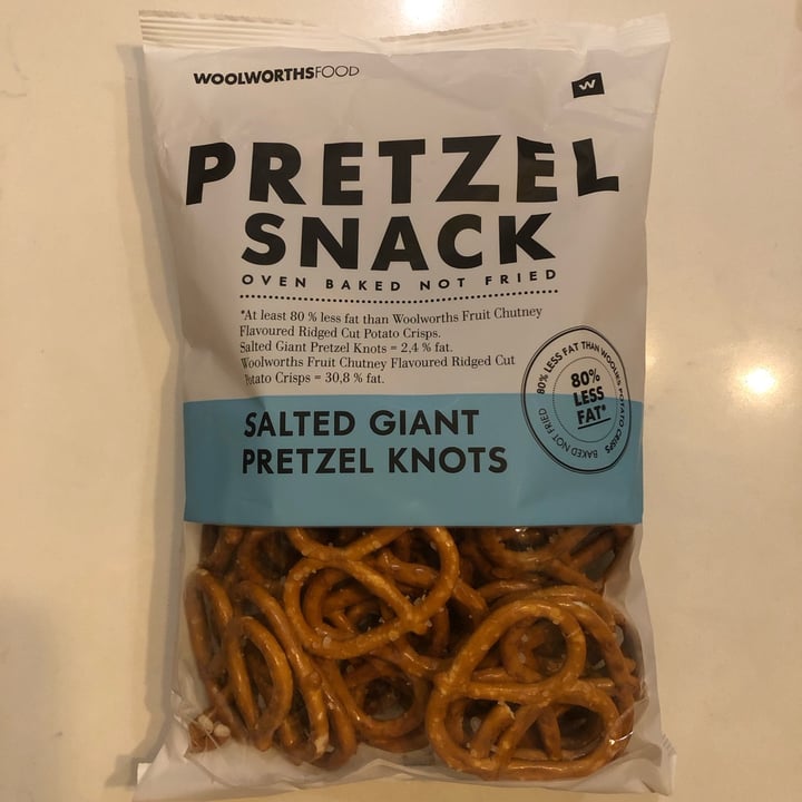photo of Woolworths Food Pretzel Snack Salted Giant Pretzels Knots shared by @kimmykate on  23 Jun 2022 - review
