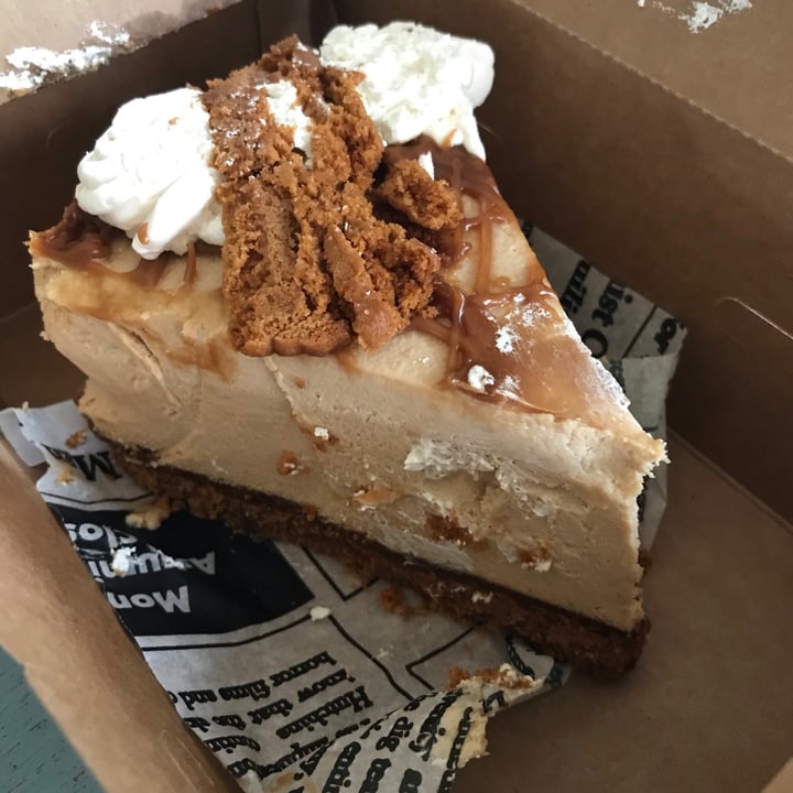 photo of Vegan Streetfood Deli - Obs Biscoff Cheesecake shared by @katiewatt on  03 May 2021 - review