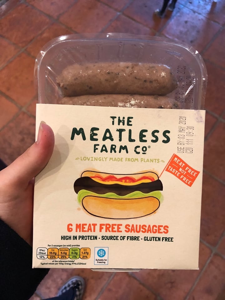 review photo of Meatless Farm Meat Free Sausages shared by @ktw on 26 Apr 2020 - review