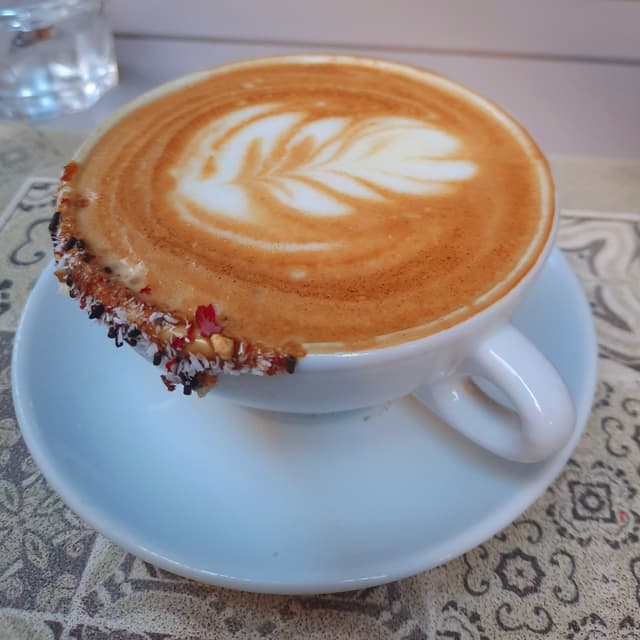 Photo of the dish “Cappuccino di Soia Cardamomo E Cannella”