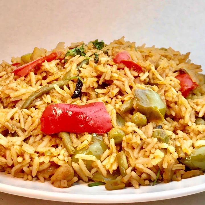 photo of Maruti Indian Restaurant Vegetable Biryani shared by @pdxveg on  12 Jul 2021 - review