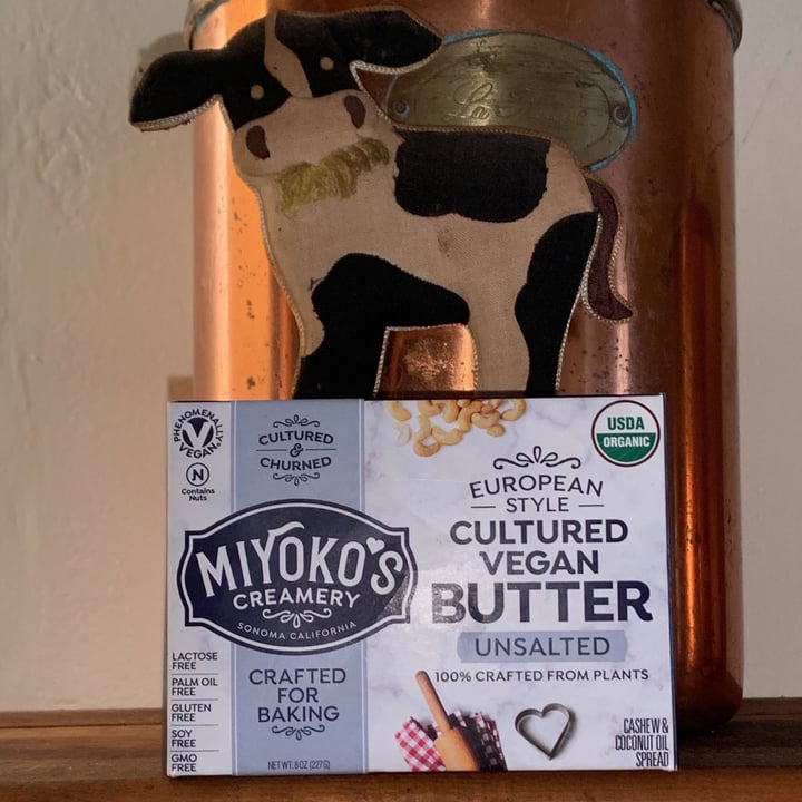 photo of Miyoko's Creamery European Style Cultured Vegan Butter Unsalted shared by @unejanie on  31 Jan 2022 - review