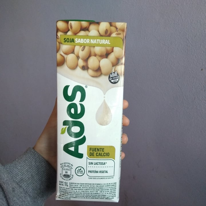 photo of Ades leche de soja shared by @veganinrecovery on  01 Apr 2022 - review