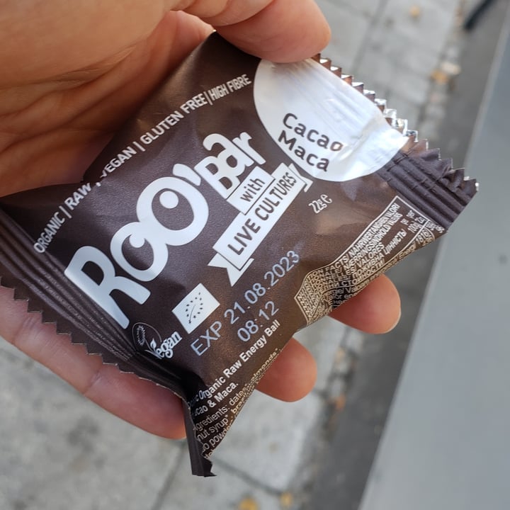 review photo of Roo'bar Cacao Maca with live cultures Ball shared by @lilwanderer on 18 Dec 2022 - review