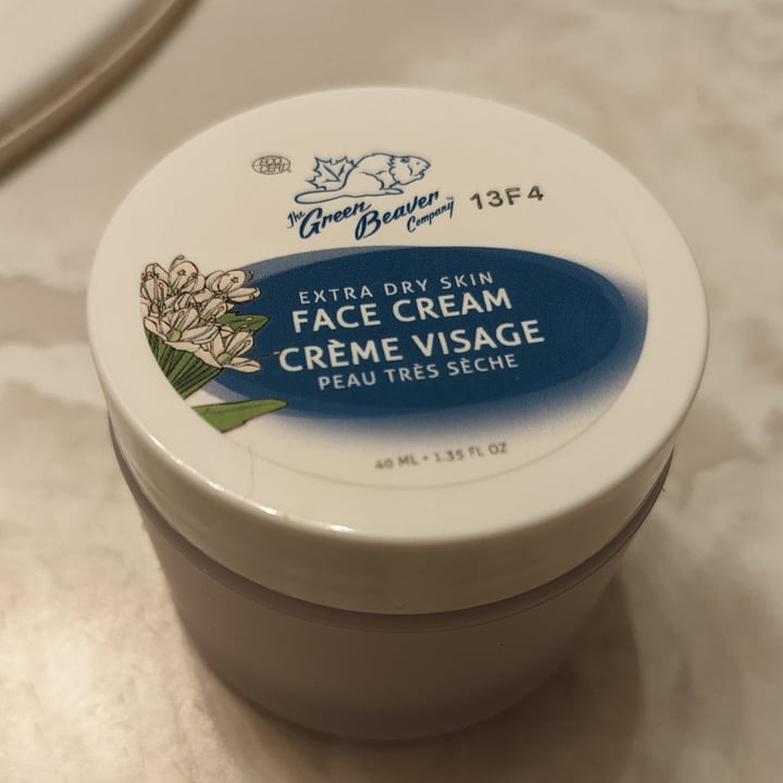 photo of The Green Beaver company extra dry skin face cream shared by @amaris--g on  26 May 2022 - review