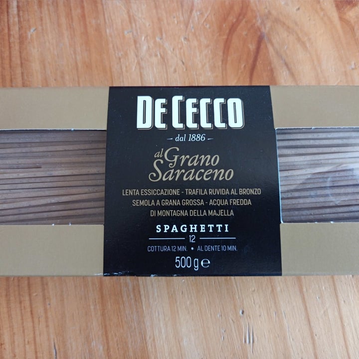 photo of De cecco spaghetti al grano saraceno shared by @mapaolirisa on  10 Jul 2022 - review