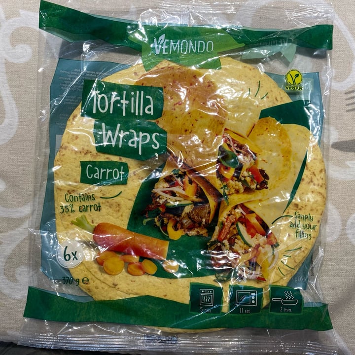 photo of Vemondo Tortilla wraps carrots shared by @nicolepasini on  26 Sep 2022 - review