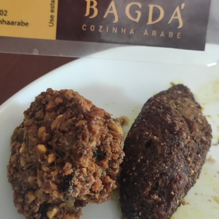 photo of Bagdá Cozinha Árabe Kibe vegetariano shared by @gabibagattini on  31 Mar 2022 - review