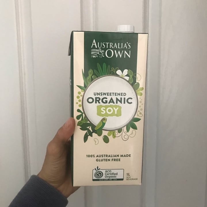 photo of Australia's Own Organic Soy Milk Unsweetened shared by @smarti on  18 Jun 2022 - review