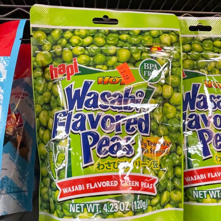 photo of Hapi snacks Wasabi flavored peas shared by @iuamos on  29 Jun 2021 - review
