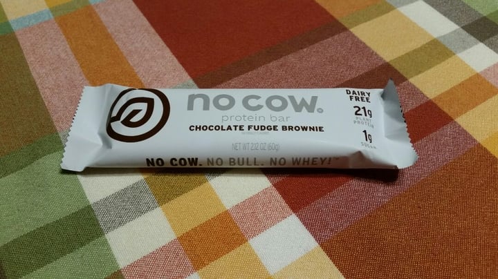 photo of No Cow Chocolate Fudge Brownie Protein Bar shared by @agreene428 on  14 Feb 2020 - review
