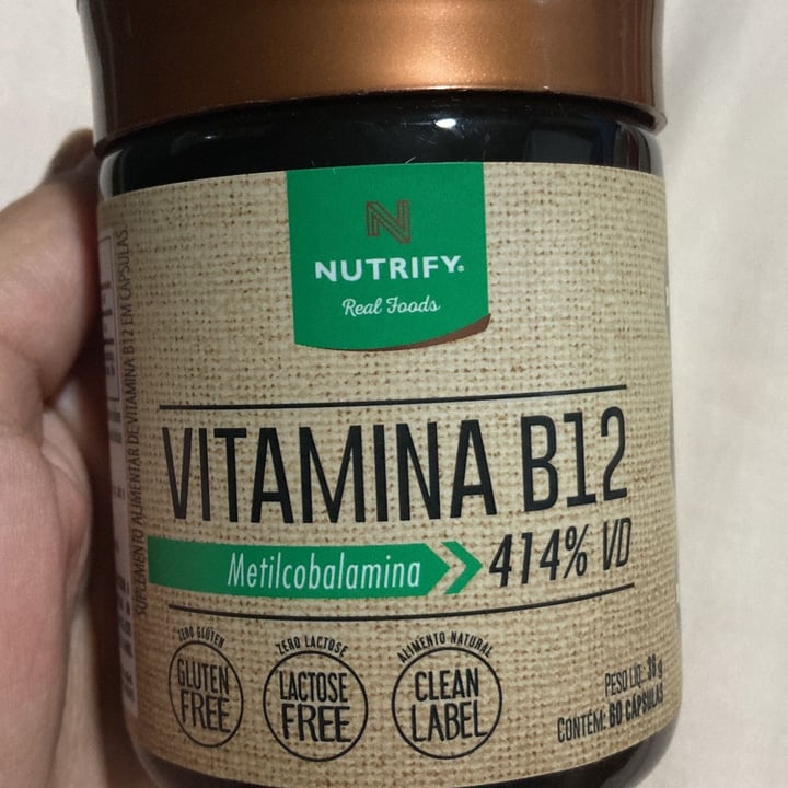photo of Nutrify. - Health Vitamina B12 Meticobalamina shared by @lauraconstantino on  16 May 2022 - review