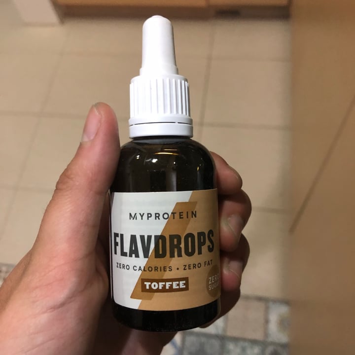 MyProtein Flavdrops Toffee Flavour Review